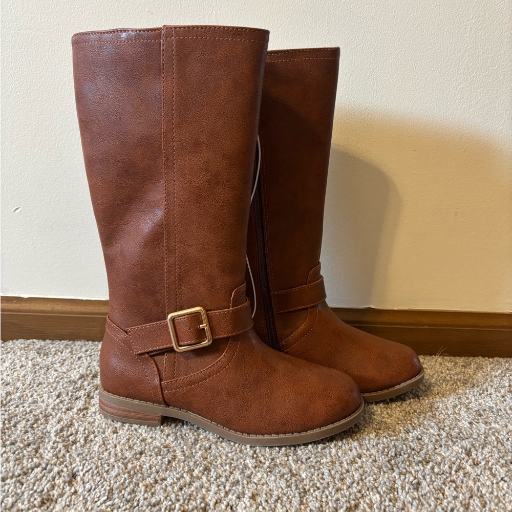Brown Knee-High Women's Boots
